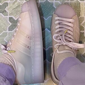 Adidas Superstar purple jelly sneakers. Women’s 6.5